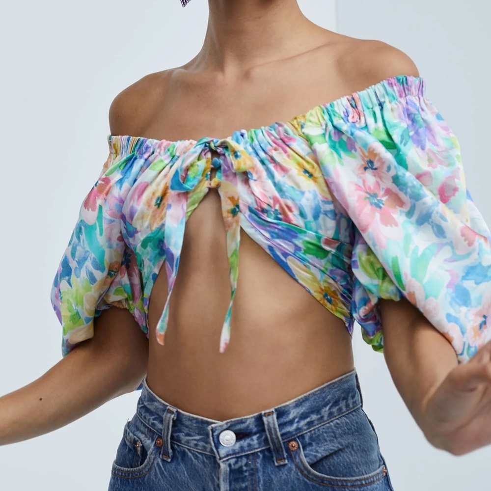 For Love & Lemons Blaire Crop Top